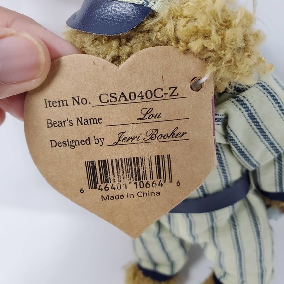 Vintage Heartfelt Plush Jointed Baseball Bear - Picture 3 of 7